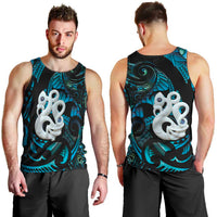 Manaia New Zealand Matariki Men Tank Top NZ Paua Shell Maori Art