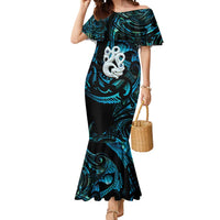 Manaia New Zealand Matariki Mermaid Dress NZ Paua Shell Maori Art