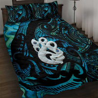 Manaia New Zealand Matariki Quilt Bed Set NZ Paua Shell Maori Art