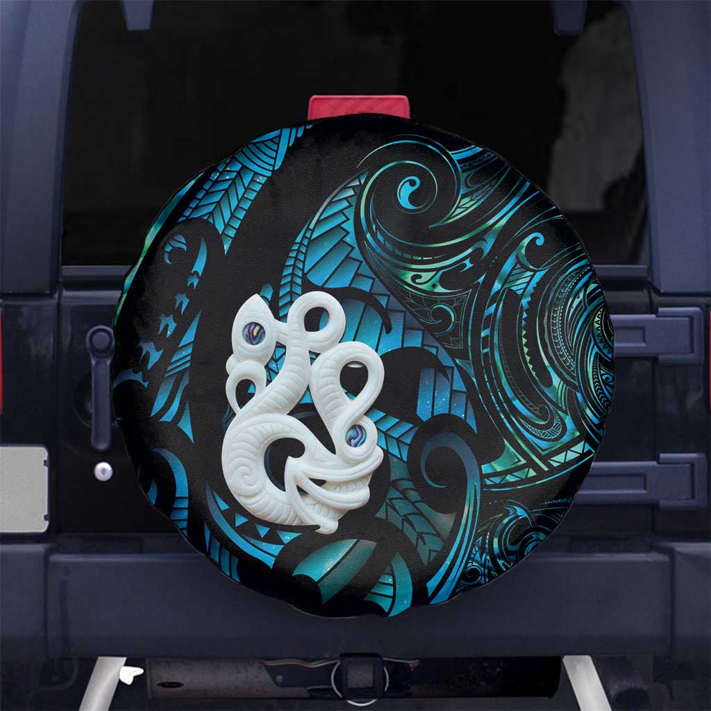 Manaia New Zealand Matariki Spare Tire Cover NZ Paua Shell Maori Art