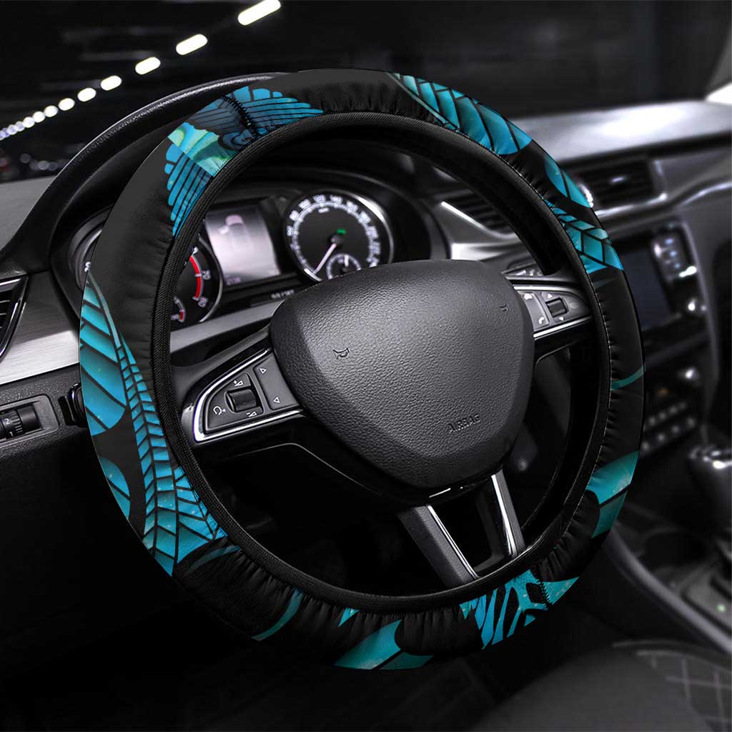Manaia New Zealand Matariki Steering Wheel Cover NZ Paua Shell Maori Art