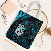 Manaia New Zealand Matariki Tote Bag NZ Paua Shell Maori Art