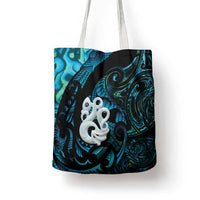 Manaia New Zealand Matariki Tote Bag NZ Paua Shell Maori Art