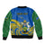 Personalised Independence Day Solomon Islands Bomber Jacket Happy 45th Anniversary LT14 - Polynesian Pride