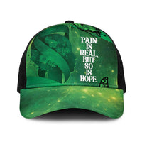 World Mental Health Awareness Month Baseball Net Cap Warriors Brave Strong Galaxy Vibes - Polynesian Pride