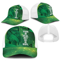 World Mental Health Awareness Month Baseball Net Cap Warriors Brave Strong Galaxy Vibes - Polynesian Pride