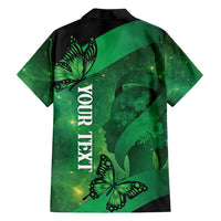 Personalised World Mental Health Awareness Month Family Matching Long Sleeve Bodycon Dress and Hawaiian Shirt Warriors Brave Strong Galaxy Vibes LT14 - Polynesian Pride