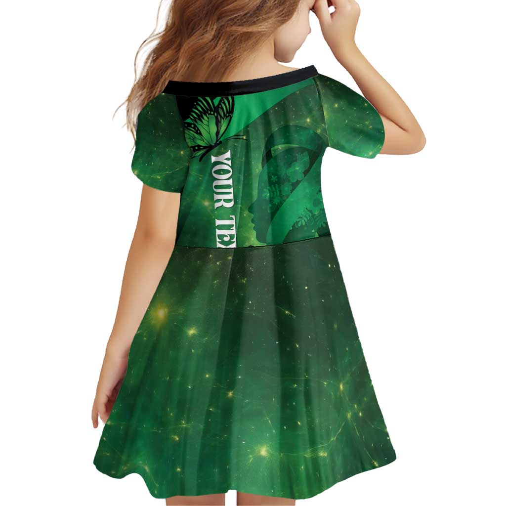 Personalised World Mental Health Awareness Month Family Matching Puletasi and Hawaiian Shirt Warriors Brave Strong Galaxy Vibes LT14 - Polynesian Pride