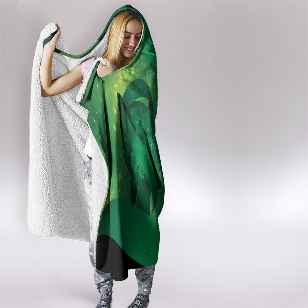 World Mental Health Awareness Month Hooded Blanket Warriors Brave Strong Galaxy Vibes