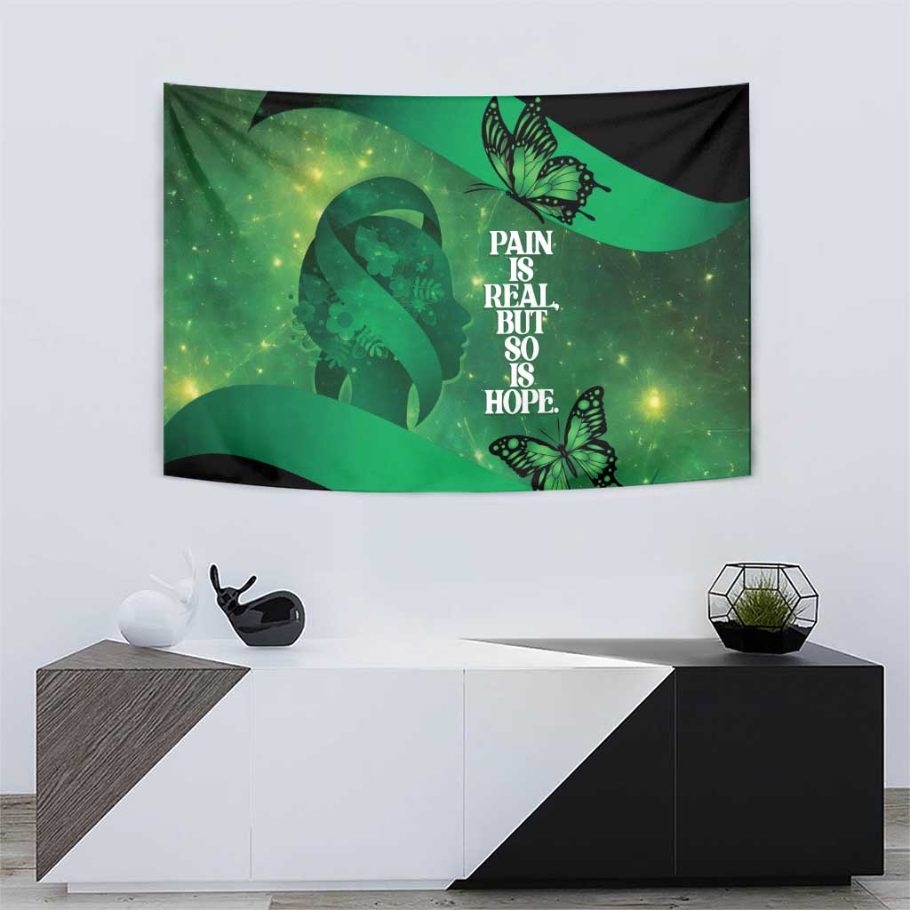 World Mental Health Awareness Month Tapestry Warriors Brave Strong Galaxy Vibes LT14 - Polynesian Pride