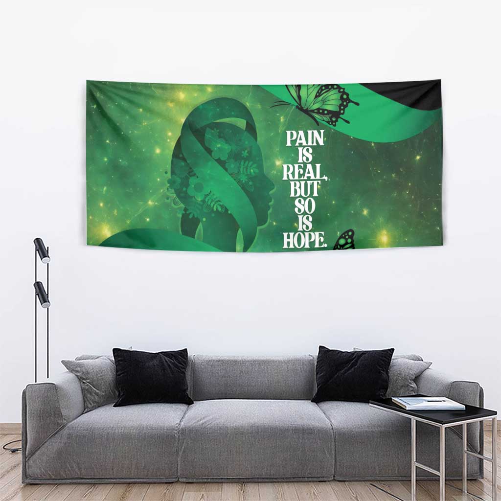 World Mental Health Awareness Month Tapestry Warriors Brave Strong Galaxy Vibes LT14 - Polynesian Pride