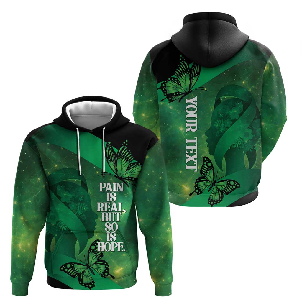 Personalised World Mental Health Awareness Month Zip Hoodie Warriors Brave Strong Galaxy Vibes LT14 - Polynesian Pride