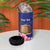 Personalised Tokelau Tokehega Day 4 in 1 Can Cooler Tumbler Tokelauan Tatau Flag Color - Polynesian Pride
