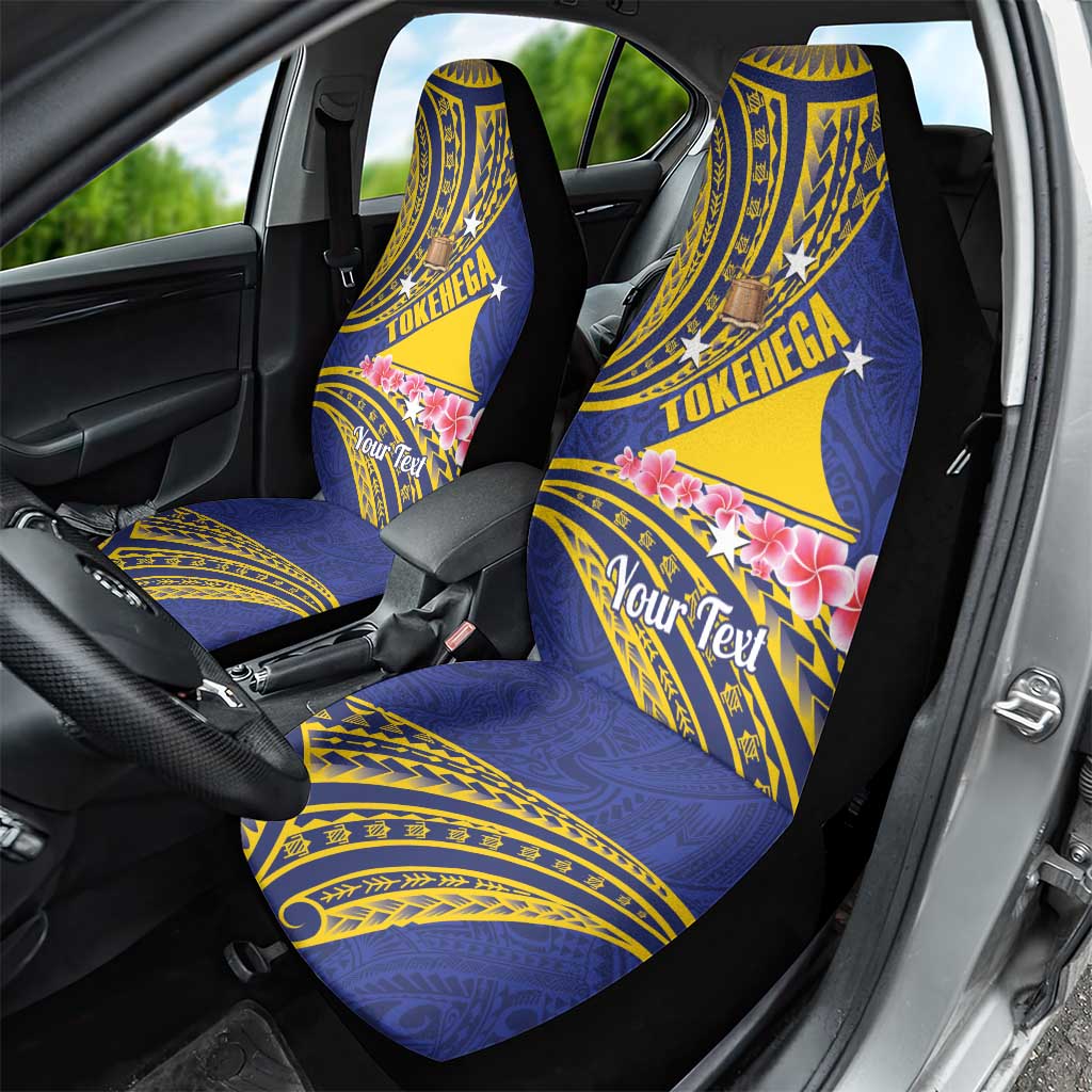 Personalised Tokelau Tokehega Day Car Seat Cover Tokelauan Tatau Flag Color LT14 - Polynesian Pride