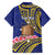 Personalised Tokelau Tokehega Day Family Matching Long Sleeve Bodycon Dress and Hawaiian Shirt Tokelauan Tatau Flag Color - Polynesian Pride