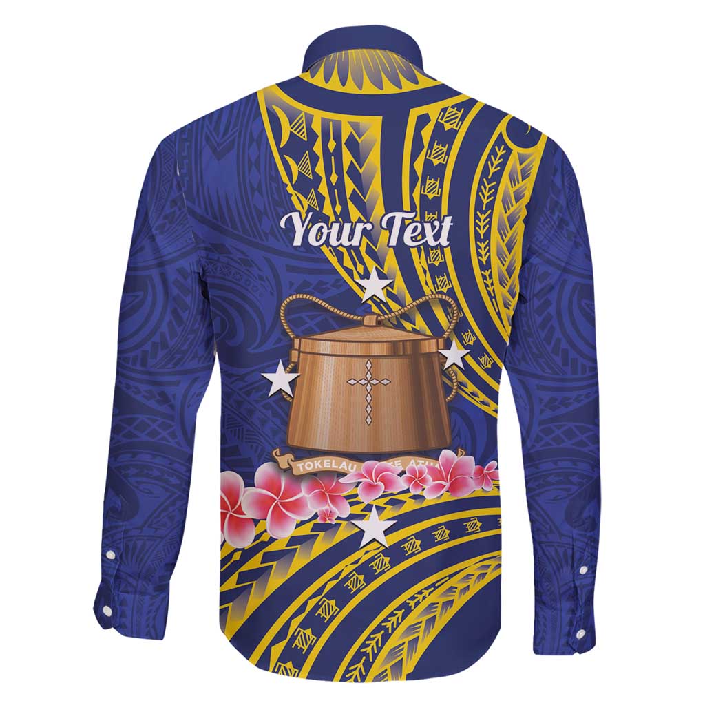 Personalised Tokelau Tokehega Day Family Matching Short Sleeve Bodycon Dress and Hawaiian Shirt Tokelauan Tatau Flag Color LT14 - Polynesian Pride