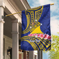 Personalised Tokelau Tokehega Day Garden Flag Tokelauan Tatau Flag Color - Polynesian Pride