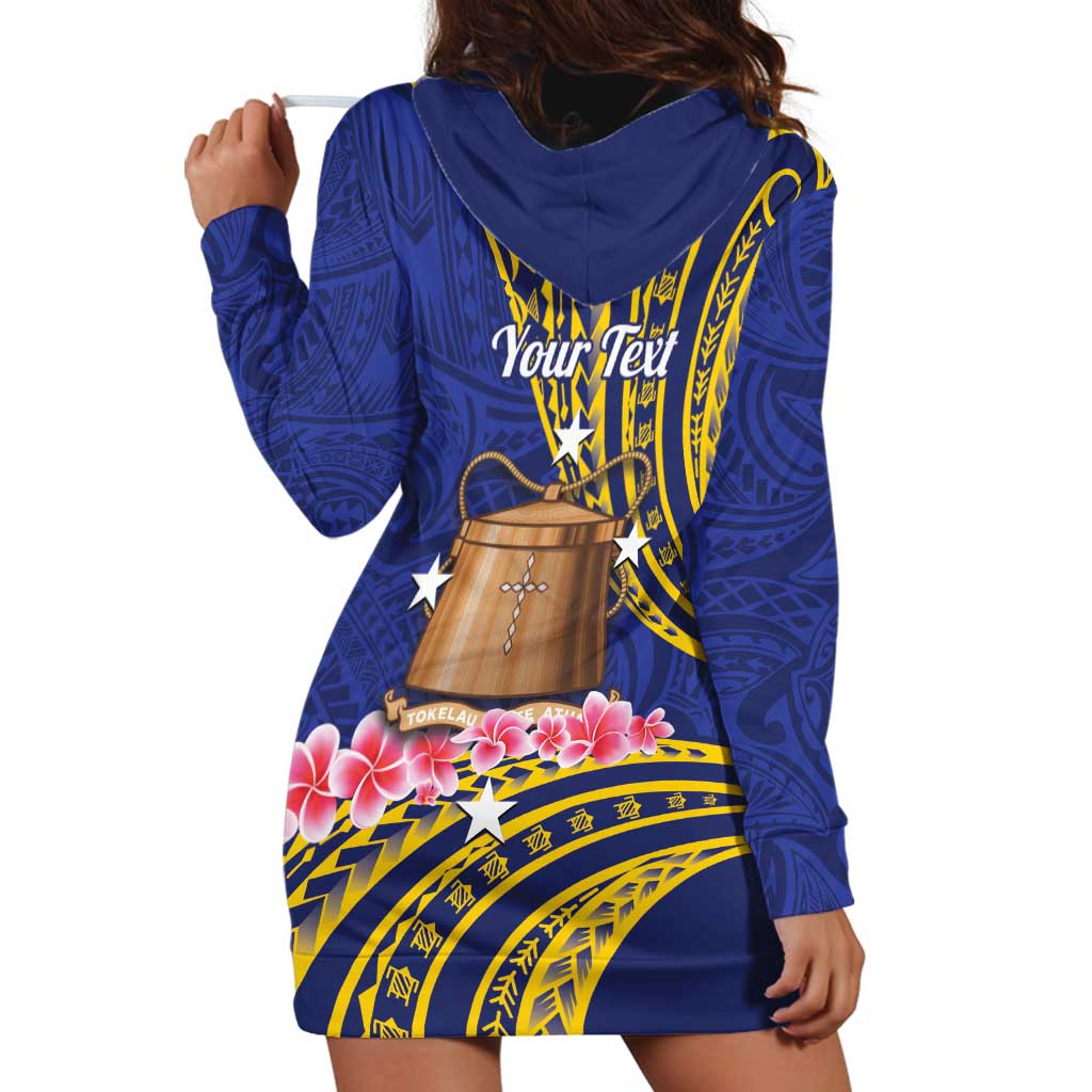 Personalised Tokelau Tokehega Day Hoodie Dress Tokelauan Tatau Flag Color LT14 - Polynesian Pride