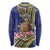 Personalised Tokelau Tokehega Day Long Sleeve Shirt Tokelauan Tatau Flag Color - Polynesian Pride