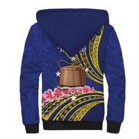 Personalised Tokelau Tokehega Day Sherpa Hoodie Tokelauan Tatau Flag Color LT14 - Polynesian Pride