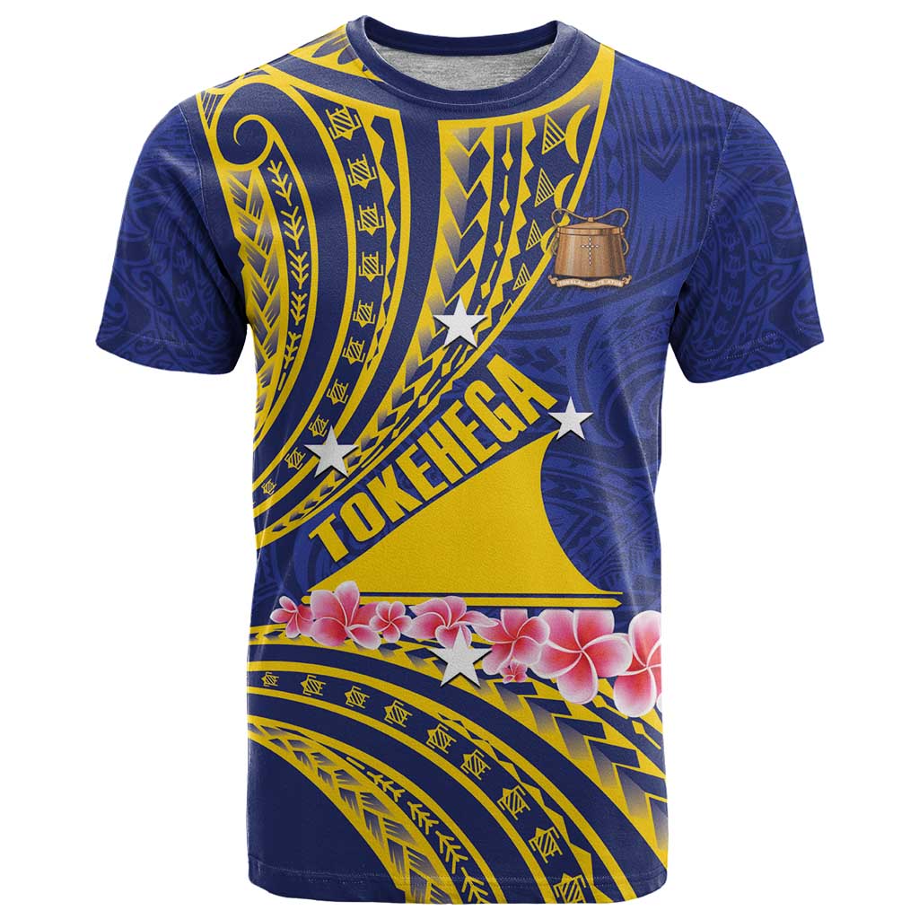 Personalised Tokelau Tokehega Day T Shirt Tokelauan Tatau Flag Color - Polynesian Pride