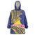 Personalised Tokelau Tokehega Day Wearable Blanket Hoodie Tokelauan Tatau Flag Color - Polynesian Pride
