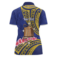 Personalised Tokelau Tokehega Day Women Polo Shirt Tokelauan Tatau Flag Color LT14 - Polynesian Pride