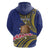 Personalised Tokelau Tokehega Day Zip Hoodie Tokelauan Tatau Flag Color - Polynesian Pride