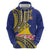 Personalised Tokelau Tokehega Day Zip Hoodie Tokelauan Tatau Flag Color - Polynesian Pride