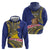 Personalised Tokelau Tokehega Day Zip Hoodie Tokelauan Tatau Flag Color - Polynesian Pride