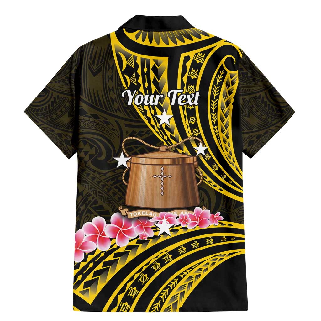 Personalised Tokelau Tokehega Day Family Matching Mermaid Dress and Hawaiian Shirt Tokelauan Tatau Black Color LT14 - Polynesian Pride