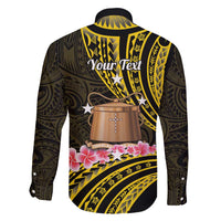 Personalised Tokelau Tokehega Day Family Matching Puletasi and Hawaiian Shirt Tokelauan Tatau Black Color LT14 - Polynesian Pride