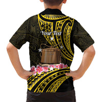 Personalised Tokelau Tokehega Day Kid Hawaiian Shirt Tokelauan Tatau Black Color LT14 - Polynesian Pride