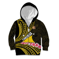 Personalised Tokelau Tokehega Day Kid Hoodie Tokelauan Tatau Black Color LT14 Zip Hoodie Black - Polynesian Pride