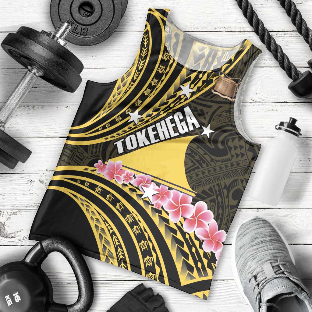 Personalised Tokelau Tokehega Day Men Tank Top Tokelauan Tatau Black Color - Polynesian Pride