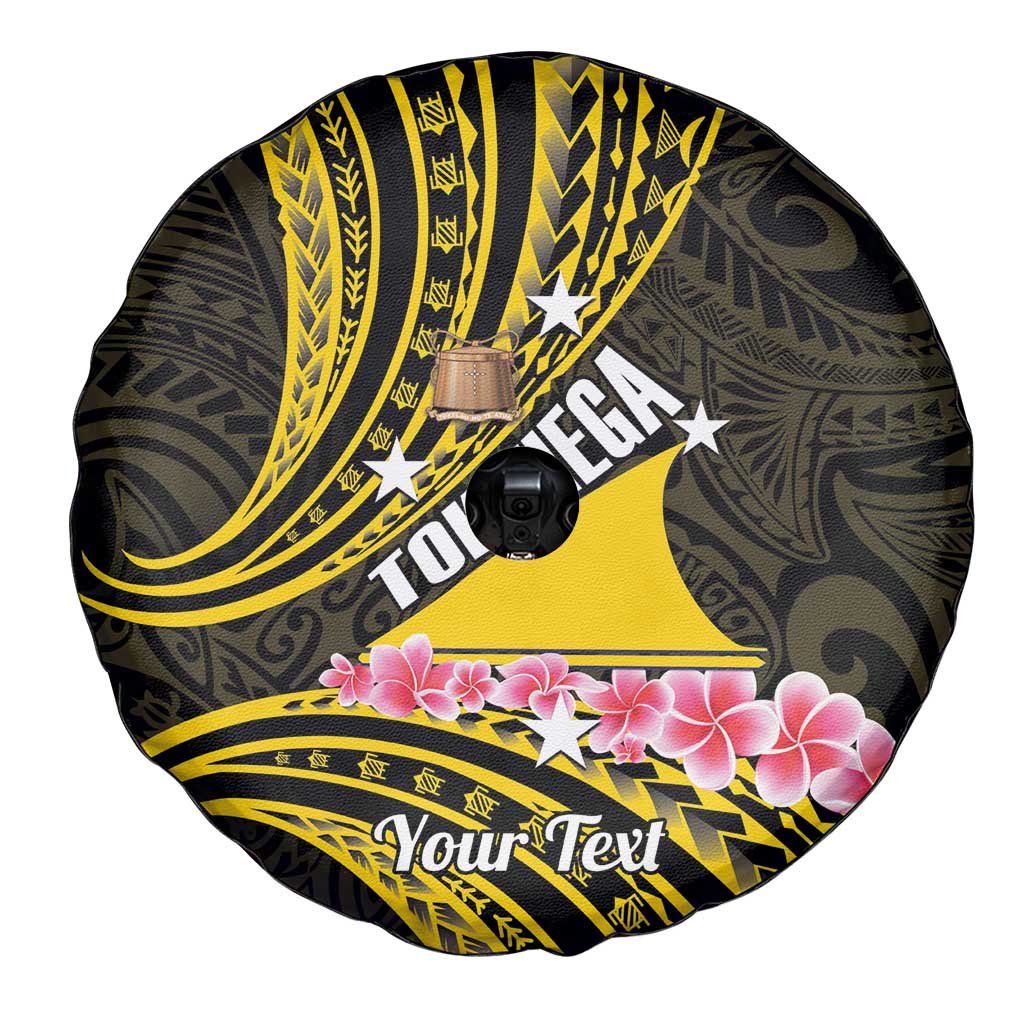 Personalised Tokelau Tokehega Day Spare Tire Cover Tokelauan Tatau Black Color LT14 - Polynesian Pride
