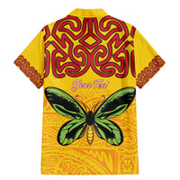 Personalised Tufi Tapa and Tattoo Festival Family Matching Mermaid Dress and Hawaiian Shirt PNG Oro Butterfly Tapa Pattern LT14 - Polynesian Pride