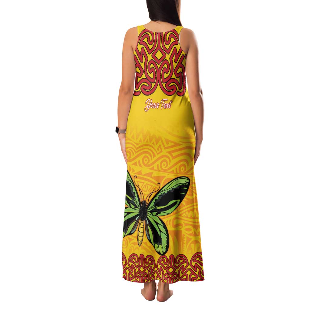 Personalised Tufi Tapa and Tattoo Festival Family Matching Tank Maxi Dress and Hawaiian Shirt PNG Oro Butterfly Tapa Pattern LT14 - Polynesian Pride