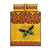 Personalised Tufi Tapa and Tattoo Festival Quilt Bed Set PNG Oro Butterfly Tapa Pattern - Polynesian Pride