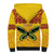 Personalised Tufi Tapa and Tattoo Festival Sherpa Hoodie PNG Oro Butterfly Tapa Pattern - Polynesian Pride