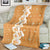 Personalised Tufi Tapa and Tattoo Festival Blanket Oro Tapa Cloth With Plumeria - Polynesian Pride