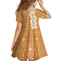 Personalised Tufi Tapa and Tattoo Festival Family Matching Long Sleeve Bodycon Dress and Hawaiian Shirt Oro Tapa Cloth With Plumeria LT14 - Polynesian Pride