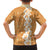 Personalised Tufi Tapa and Tattoo Festival Family Matching Off The Shoulder Long Sleeve Dress and Hawaiian Shirt Oro Tapa Cloth With Plumeria - Polynesian Pride