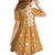 Personalised Tufi Tapa and Tattoo Festival Family Matching Off The Shoulder Long Sleeve Dress and Hawaiian Shirt Oro Tapa Cloth With Plumeria - Polynesian Pride
