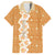 Personalised Tufi Tapa and Tattoo Festival Family Matching Off The Shoulder Long Sleeve Dress and Hawaiian Shirt Oro Tapa Cloth With Plumeria - Polynesian Pride
