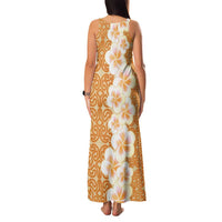Personalised Tufi Tapa and Tattoo Festival Family Matching Tank Maxi Dress and Hawaiian Shirt Oro Tapa Cloth With Plumeria LT14 - Polynesian Pride