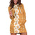 Personalised Tufi Tapa and Tattoo Festival Hoodie Dress Oro Tapa Cloth With Plumeria - Polynesian Pride