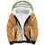 Personalised Tufi Tapa and Tattoo Festival Sherpa Hoodie Oro Tapa Cloth With Plumeria - Polynesian Pride