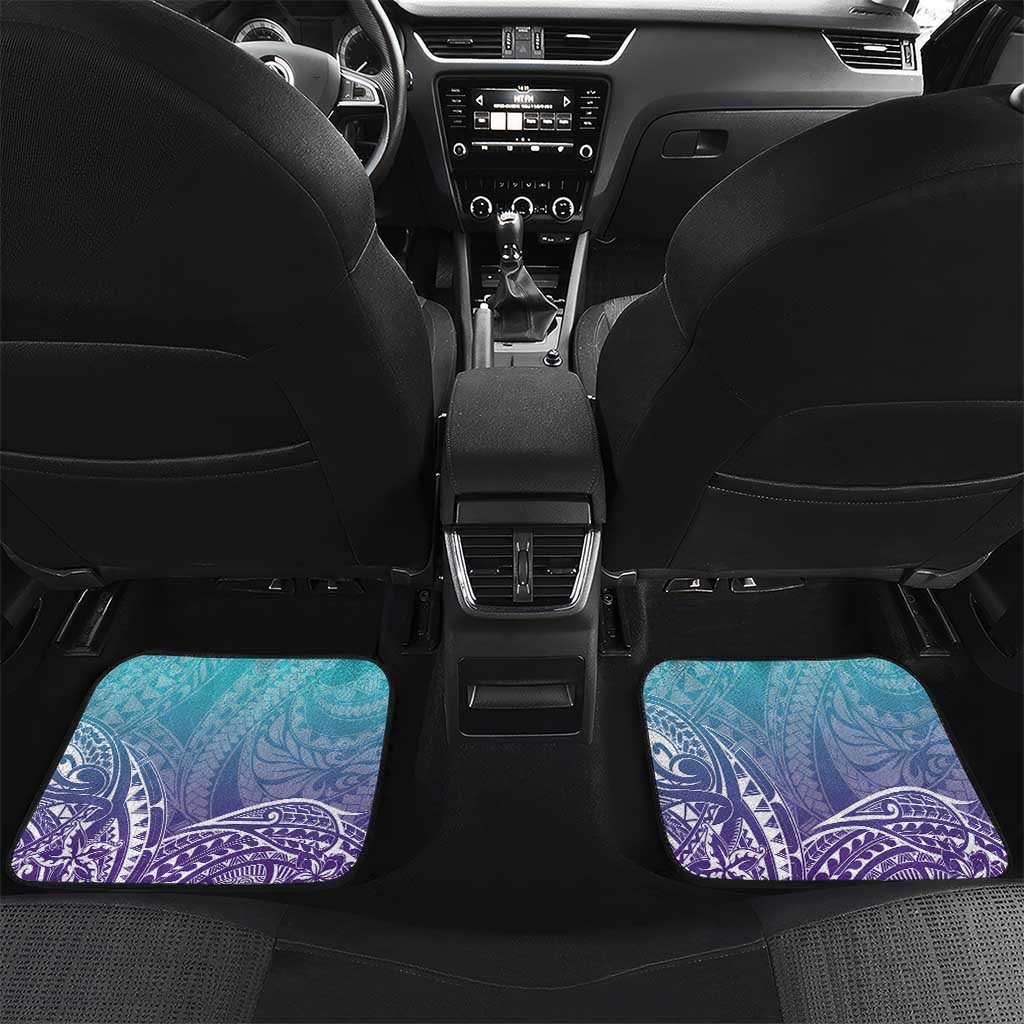 Polynesia Suicide Prevention Month Car Mats Butterfly Purple And Teal Ribbon Tomorrow Needs You