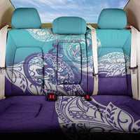 Personalised New Zealand Suicide Prevention Month Back Car Seat Cover You Matter NZ Fern With Maori Koru Lizard LT14 One Size Teal - Polynesian Pride